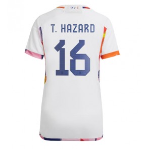 Lacne Ženy Futbalové dres Belgicko Thorgan Hazard #16 MS 2022 Krátky Rukáv - Preč